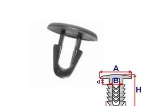 Clips pentru etansare capota - (10 buc.) LEXUS LS IV (XF40) (An fabricatie 04.2006 - ..., 367 - 394 CP, Benzina, Benzina/Electro) - Cod intern: W20046065 - LIVRARE DIN STOC in 24 ore!!!