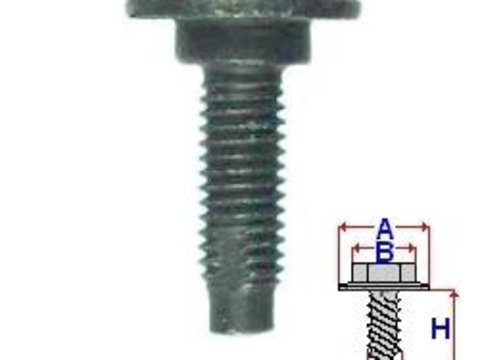 Clips pentru fixare bara fata- (5 buc.) ALFA ROMEO 147 (937) (An fabricatie 10.2000 - 03.2010, 101 - 260 CP, Diesel, Benzina, (LPG)) - Cod intern: W20045793 - LIVRARE DIN STOC in 24 ore!!!