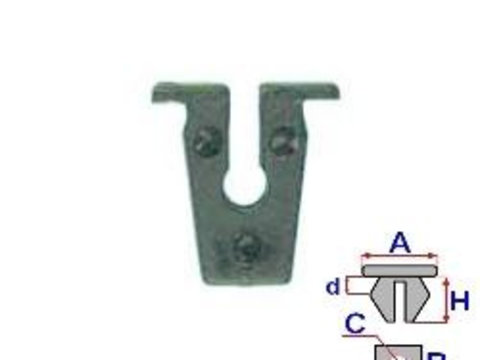 Clips pentru fixare bara si aripa - (25 buc.) VW Golf IV Hatchback (1J1) (An fabricatie 08.1997 - 06.2005, 68 - 241 CP, Diesel, Benzina, (CNG)) - Cod intern: W20045891 - LIVRARE DIN STOC in 24 ore!!!