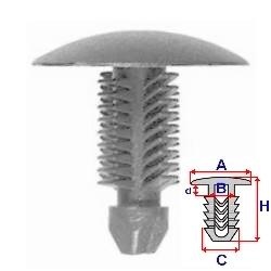 Clips pentru fixare tapiterie - (10 buc.) FIAT Ducato II Minibus (244) (An fabricatie 04.2002 - ..., 84 - 145 CP, Diesel, Benzina, (CNG)) - Cod intern: W20046378 - LIVRARE DIN STOC in 24 ore!!!