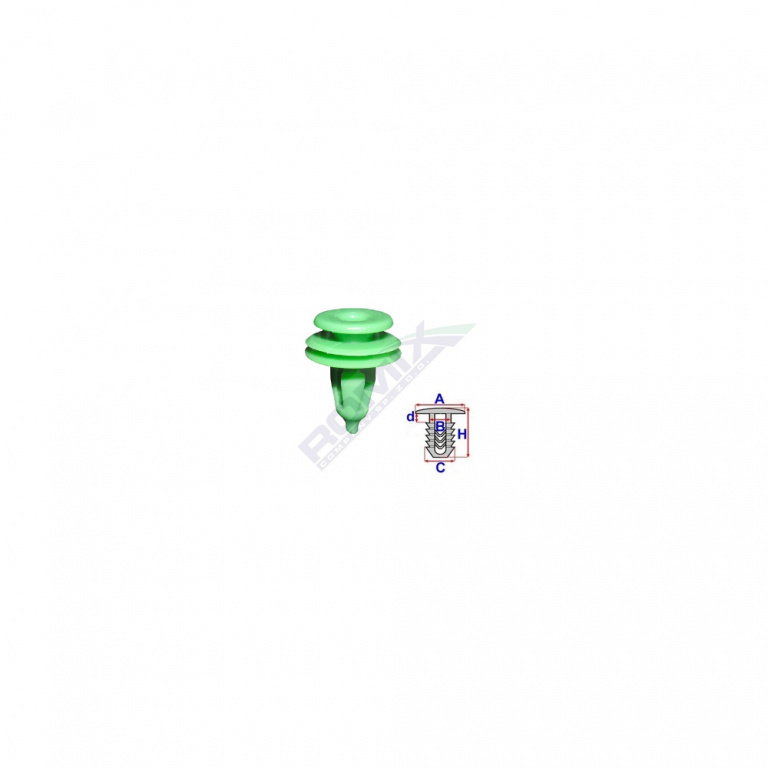 CLIPS TAPITERIE PENTRU CHRYSLER - VERDE SET 10 BUC