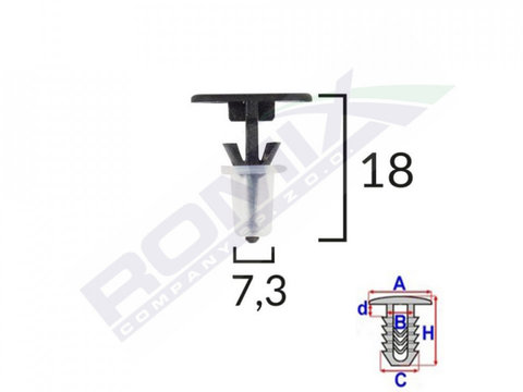 CLIPS TAPITERIE PENTRU SHARAN/ALHAMBRA SET 10 BUC