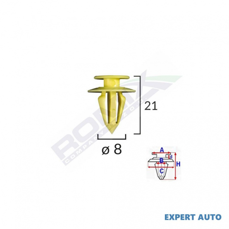 Clips tapiterie pentru vw/ford/seat set 10 buc UNIVERSAL Universal #6 C30847-RMX