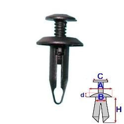 Clipsuri pentru fixare carenaj - (10 buc.) FORD Grand C-Max (DXA/CB7, DXA/CEU) (An fabricatie 12.2010 - ..., 95 - 182 CP, Diesel, Benzina) - Cod intern: W20045796 - LIVRARE DIN STOC in 24 ore!!!