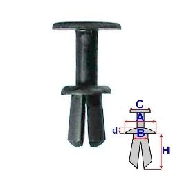 Clipsuri pentru scaune - (10 buc.) BMW 1 Hatchback (E81) (An fabricatie 09.2006 - 12.2011, 115 - 265 CP, Diesel, Benzina) - Cod intern: W20045814 - LIVRARE DIN STOC in 24 ore!!!