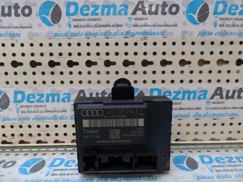 Cod 4F0959794E, Modul usa dreapta spate Audi A6 (4F2, C6)