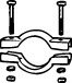 Colier, sistem de esapament OPEL MOVANO Combi (J9) (1998 - 2010) WALKER 86219 piesa NOUA