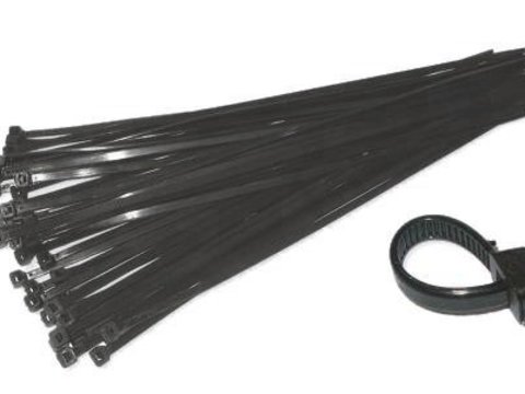 Coliere de plastic Breckner negru 430x3.6 mm 100buc
