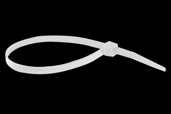 COLIERE NYLON ALBE 7.6*360 MM SET 100 BUC