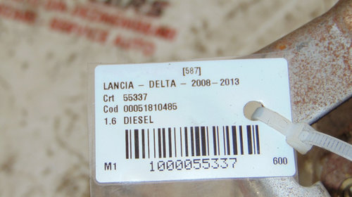 Coloana volan Lancia Delta din 2010. Cod