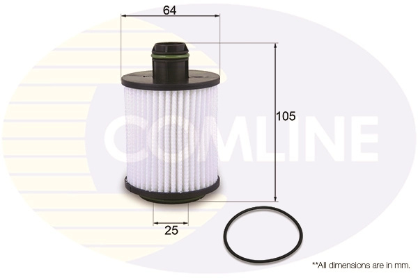 COMLINE Filtru ulei EOF238 compatibil cu FIAT CROMA (194_) 2005 2006 2007 2008 2009 2010 2011