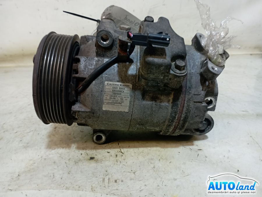Compresor AC 92600bb60a 1.6 DCI Nissan QASHQAI J10,JJ10 2007