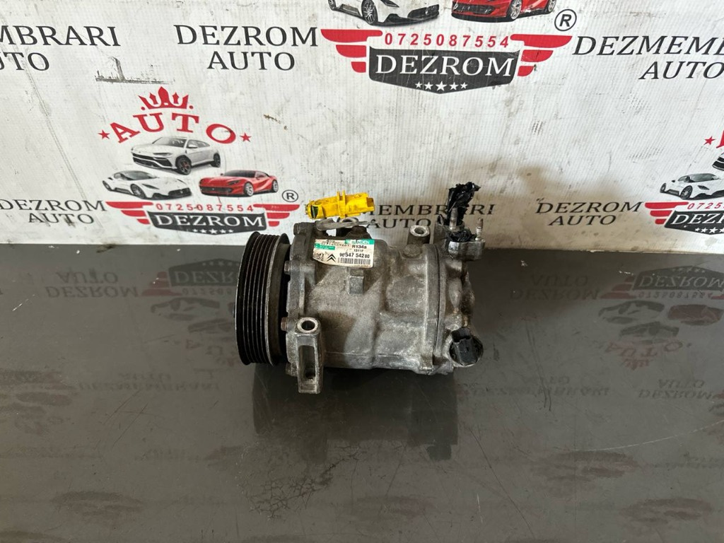 Compresor AC 9654764280 Peugeot 407 SW Van / Break (6E_) 2.0 HDi 140 cai RHR