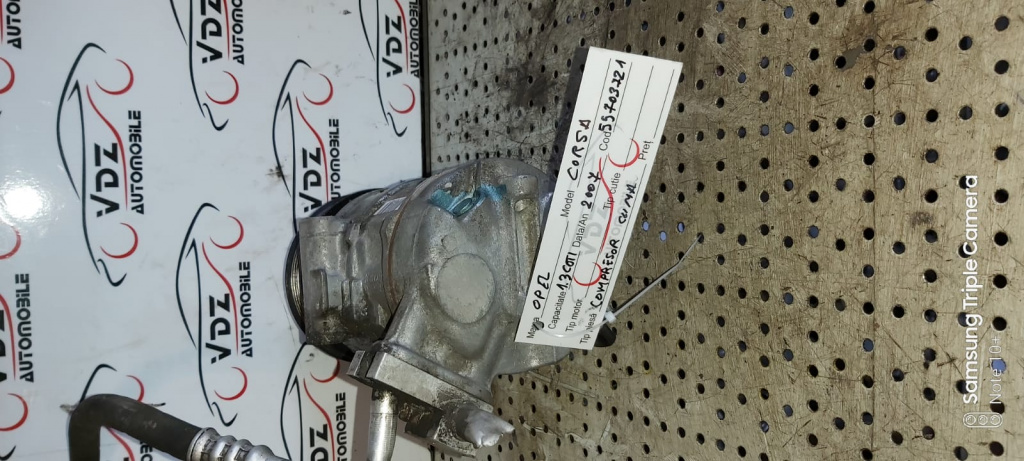 Compresor AC aer Opel Corsa D 1.3 CDTI 90 cai motor Z13DTH cod 55703721 an 2006 2007 2008 2009 2010