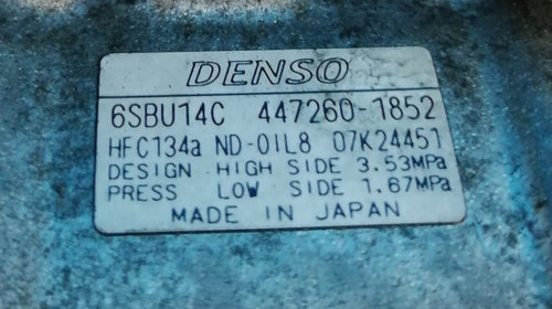 Compresor AC BMW 3.0 D N57D30A 6SBU14C, 