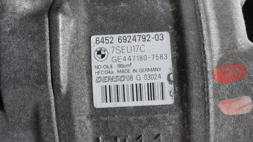 Compresor AC BMW Seria 3 E90 E91 E92 / 3