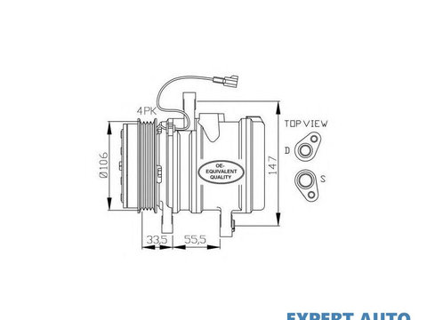 Compresor ac Chevrolet MATIZ (M200, M250) 2005-2016 #2 101DA14001
