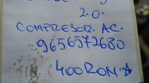Compresor ac citroen c5 2.0 cod 96565726