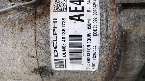 Compresor AC climă 13297444 AE4 Opel As