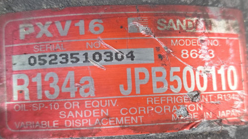 Compresor AC Cod: JPB500110 Land Rover F