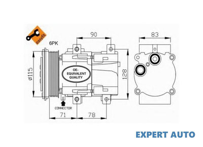 Compresor ac Ford TRANSIT platou / sasiu (FM_ _, F