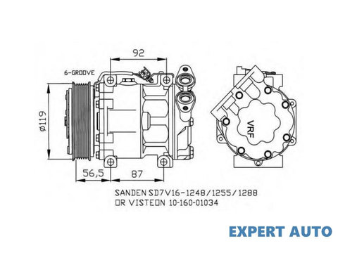 Compresor ac Mazda 3 (BK) 2003-2009 #3 101VO16009