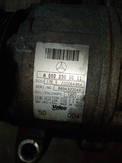 Compresor AC Mercedes C Class W204 2.2 CDi an 2008