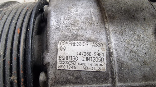 Compresor AC Mercedes C-Class W204 Cod 6