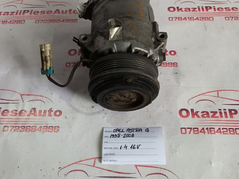 COMPRESOR AC OPEL ASTRA G 1998-2008 1.4 16V