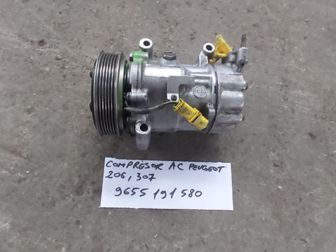 Compresor AC Peugeot 206 Cod 9655191580