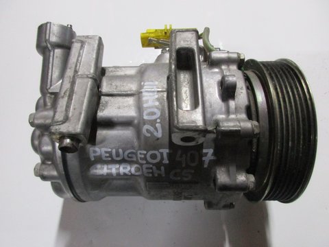 COMPRESOR AC PEUGEOT 407 CITROEN C5 2.0 hdi COD- 9683055180...