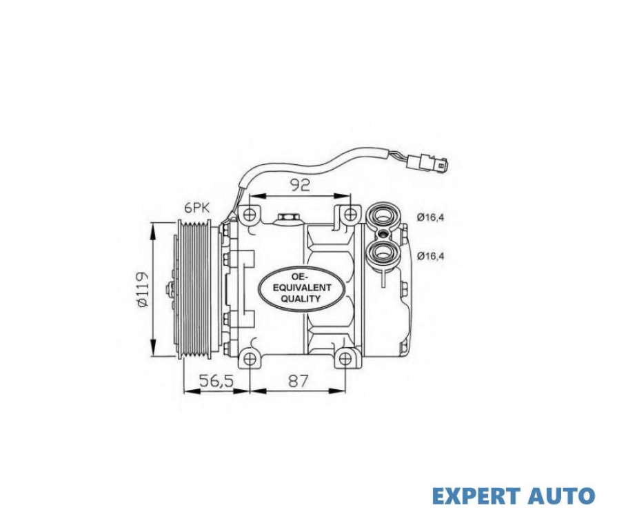 Compresor ac Peugeot 806 (221) 1994-2002 #8 1211