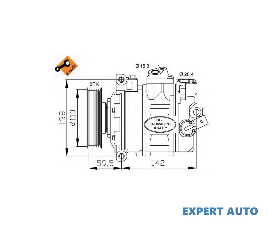 Compresor ac Skoda RAPID Spaceback (NH1) 2012-2016