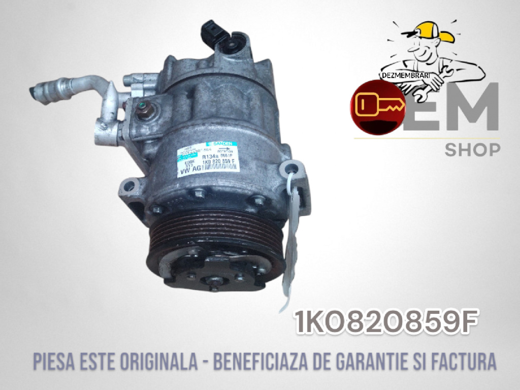 Compresor ac Volkswagen Golf 5 an [2004-2009] bmn 2.0 tdi cod piesa 1K0820859F