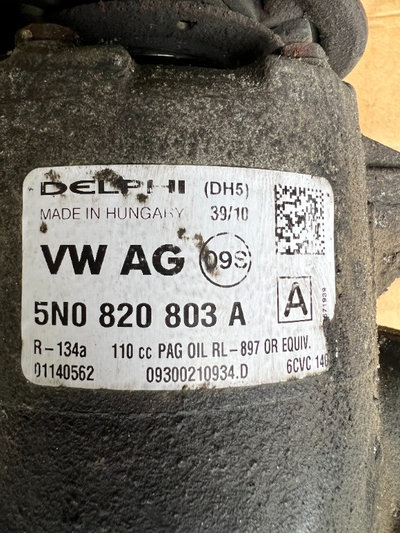 Compresor AC VW Golf 6 2.0TDI 5N0 820 803 A