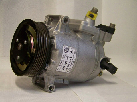 Compresor AC Vw Touran Benzina Euro 4- 5 an fabricatie 2006-2014 cod compresor ac din dezmembrari 5N0820803A