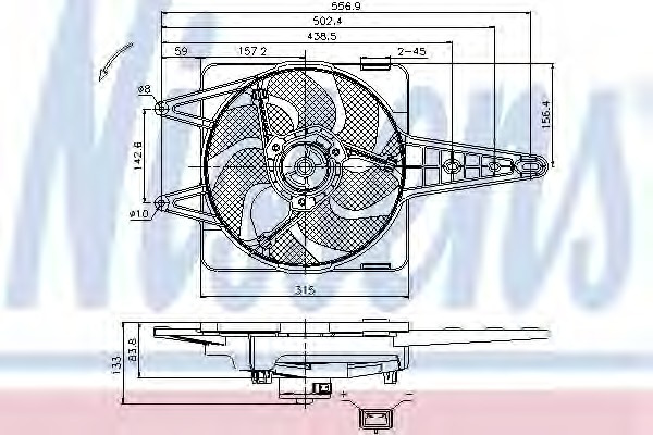 Compresor aer conditionat 89341 NISSENS pentru Bmw X5