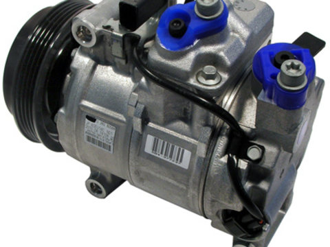 Compresor aer conditionat Audi A4 (B6), 07.2002-12.2004, motorizare 2.5 TDi, 2.5 TDI 120kw, diesel, rola curea 110 mm, 4 caneluri, de tip Denso: 6SEU12C