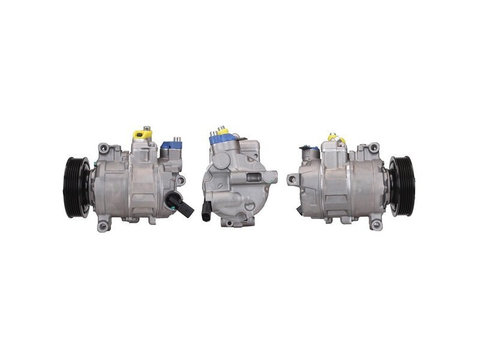 Compresor aer conditionat Audi A4 (B8), 03.2012-12.2015, motorizare 1.8 TFSI, 88kw/125kw, 2.0 TFSI, 132kw, benzina, rola curea 110 mm, 6 caneluri, de tip Denso: 6SEU14C