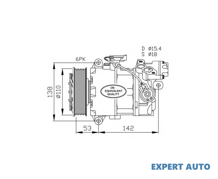 Compresor aer conditionat BMW 3 Cabriolet (E93) 2006-2016 #3 0600K393