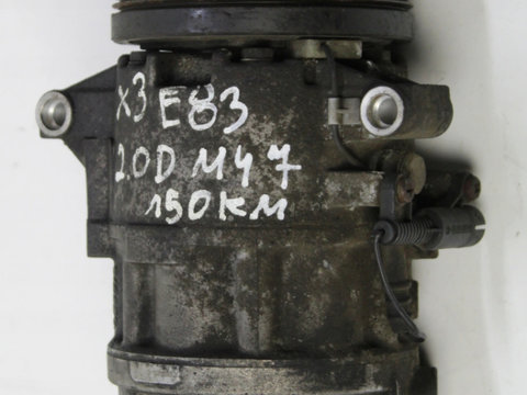 Compresor aer conditionat Bmw E46 an motor 2.0 d an 2004 - 2007 cod original compresor clima 6905643 08