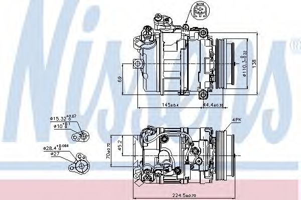 Compresor aer conditionat BMW Seria 6 Cabriolet (E