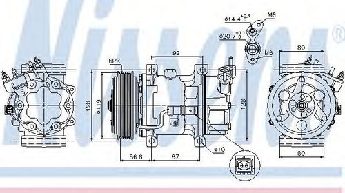 Compresor aer conditionat CITROËN C2 EN