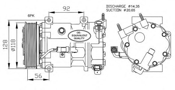 Compresor aer conditionat CITROËN C4 limuzina (20