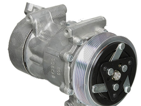 Compresor aer conditionat Citroen Berlingo, 2002-2008, motorizare 1.1/1.4/1.6, benzina, rola curea 119 mm, 6 caneluri, tip Sanden: SD6V12