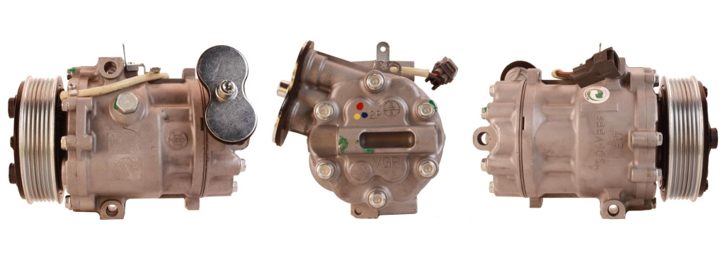 Compresor aer conditionat # Fiat Doblo 2010 2011 2012 2013 2014 2015 2016 2017 2018 2019 2020 2021 2022 2023 2024 2025 # 51 0742 # ELSTOCK