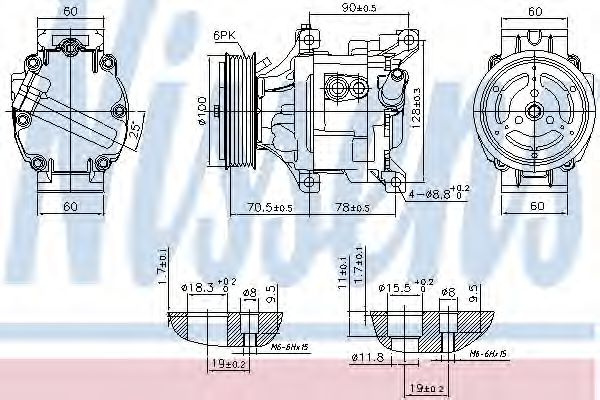 Compresor aer conditionat FIAT PANDA (312_, 312) (