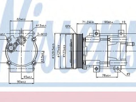 Compresor aer conditionat FORD ESCORT CLASSIC Turnier (ANL) (1999 - 2000) NISSENS 89205