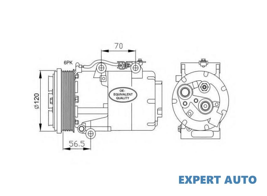 Compresor aer conditionat Ford FOCUS II Station Wa