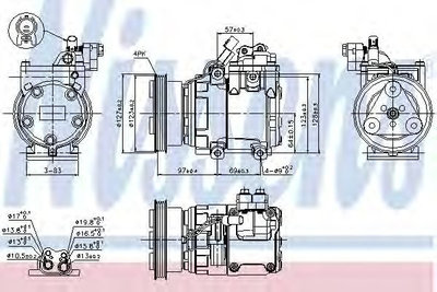 Compresor aer conditionat HYUNDAI ACCENT II limuzi